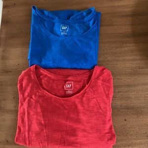 Bundle of Gap Slub Cotton Tee Shirts Sz Medium